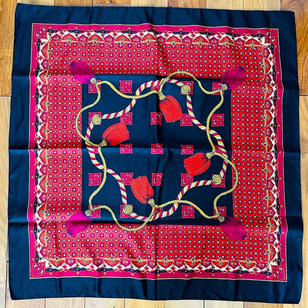 Red Scarf Made in Italy